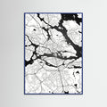 Blue Wood Danish Cityscape