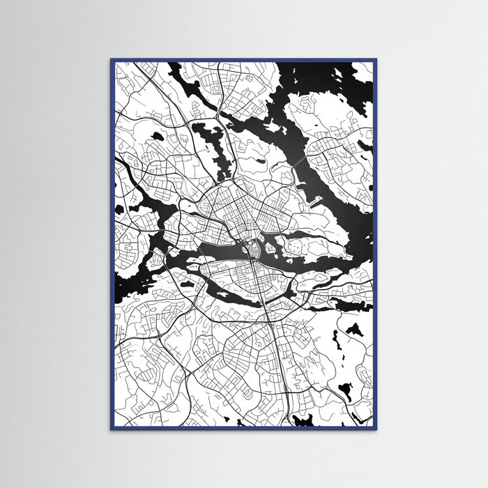Blue Wood Danish Cityscape