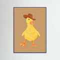 Póster Daphne the Cowgirl Duckling – póster e impresión artística