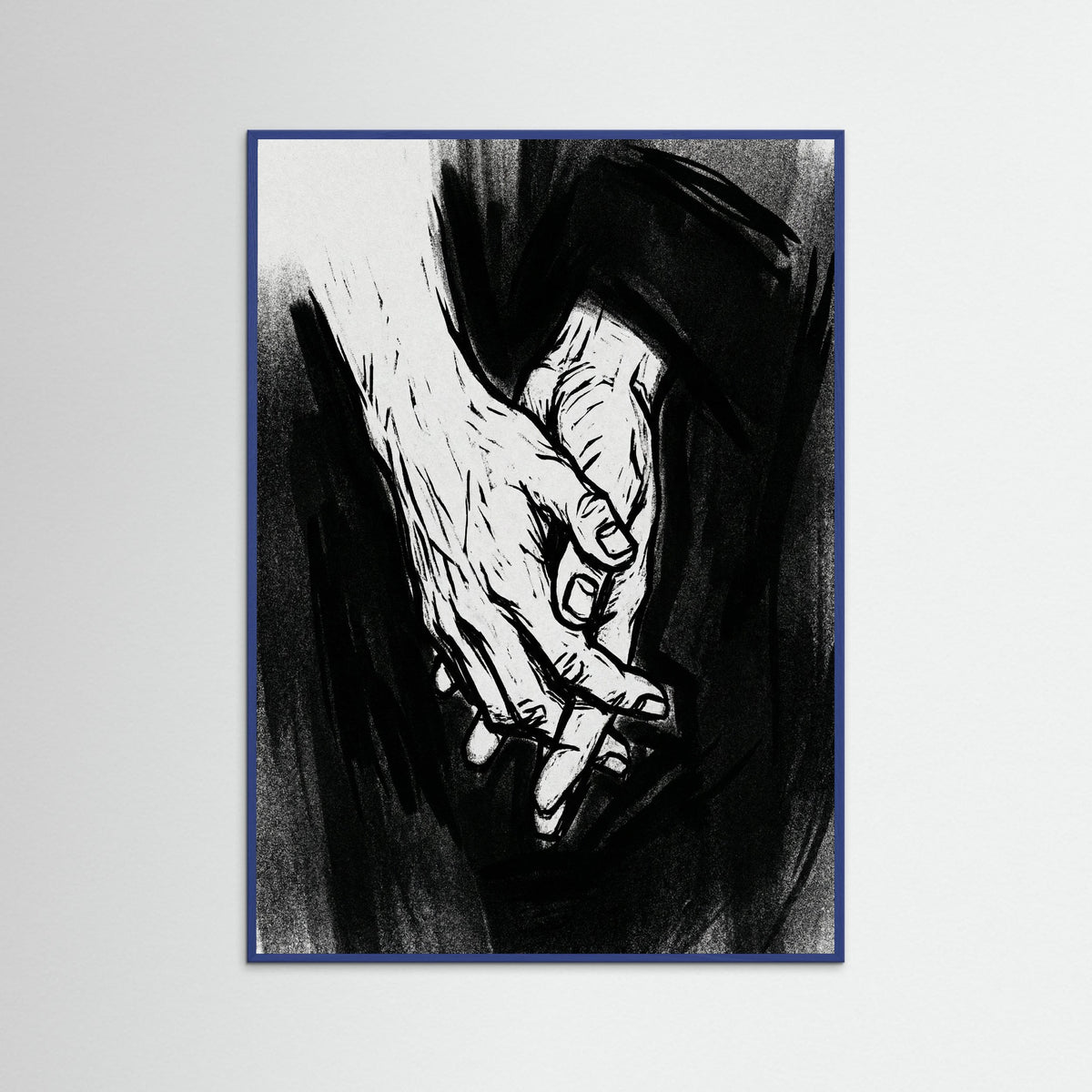 Blue Wood Dark Embrace