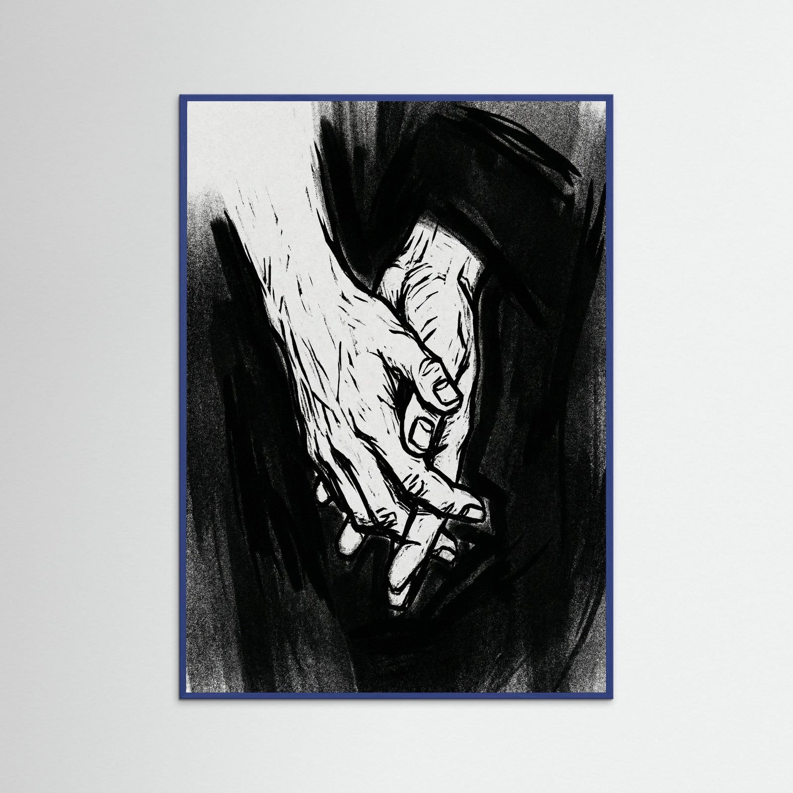 Blue Wood Dark Embrace