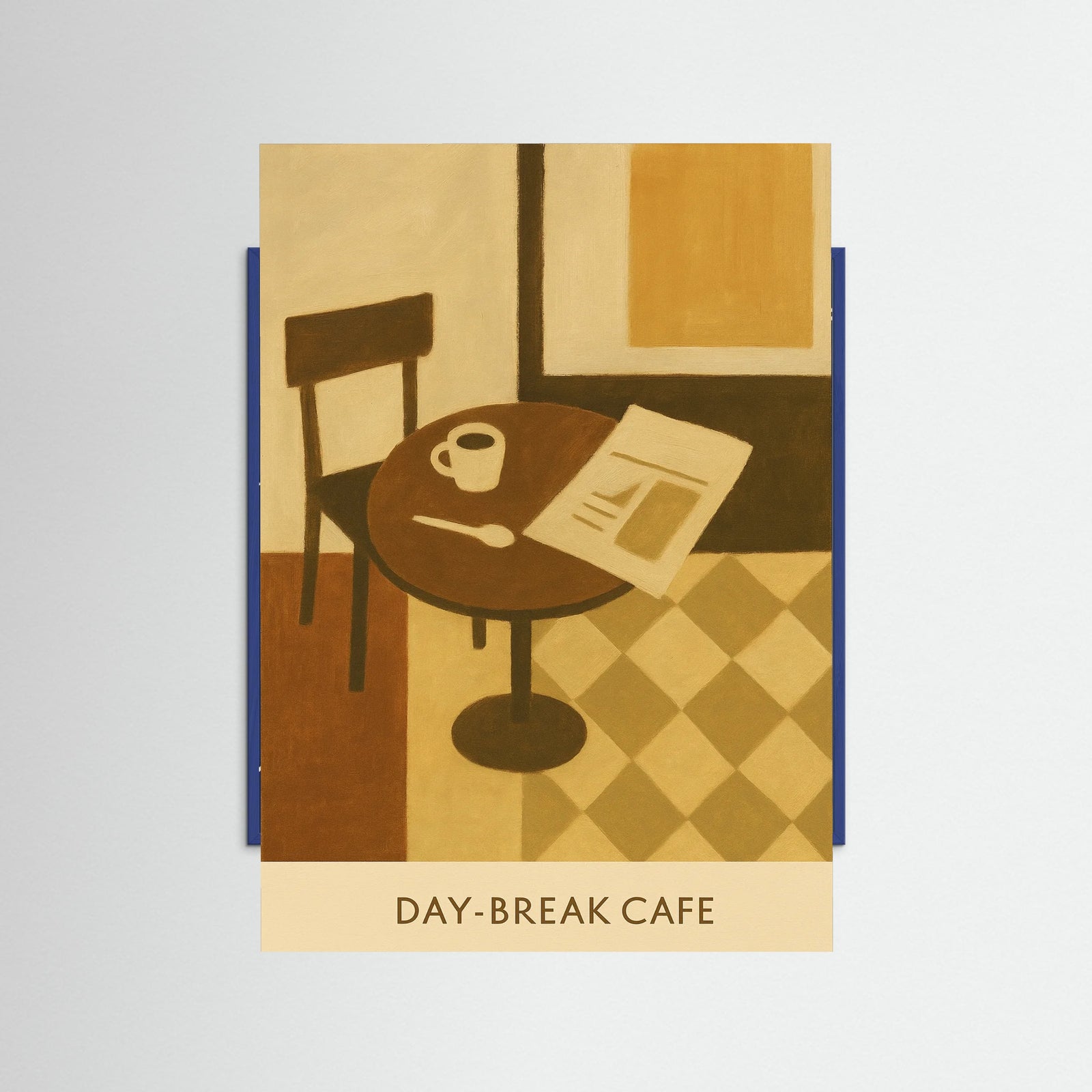 Blue Wood Daybreak Cafe