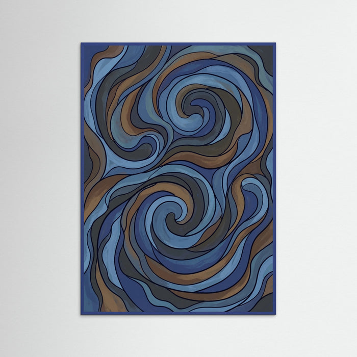 Blue Wood Deep Blue Fragments