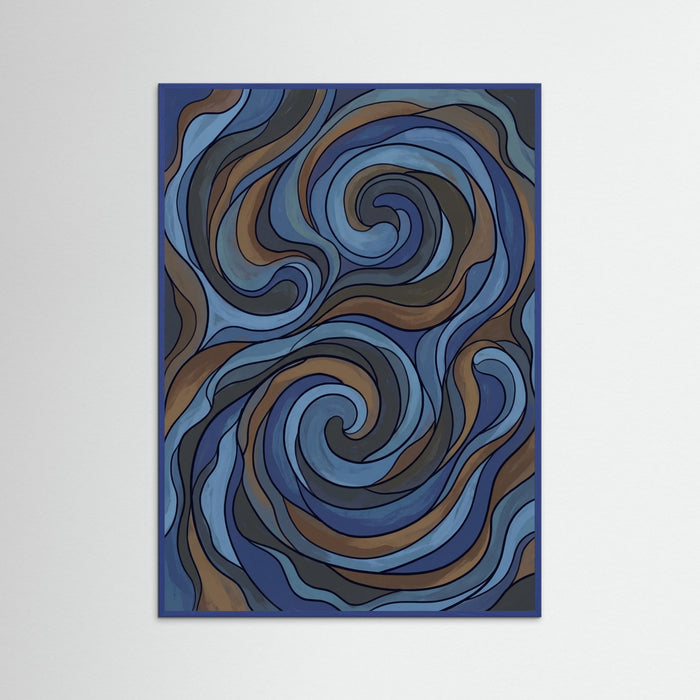 Blue Wood Deep Blue Fragments