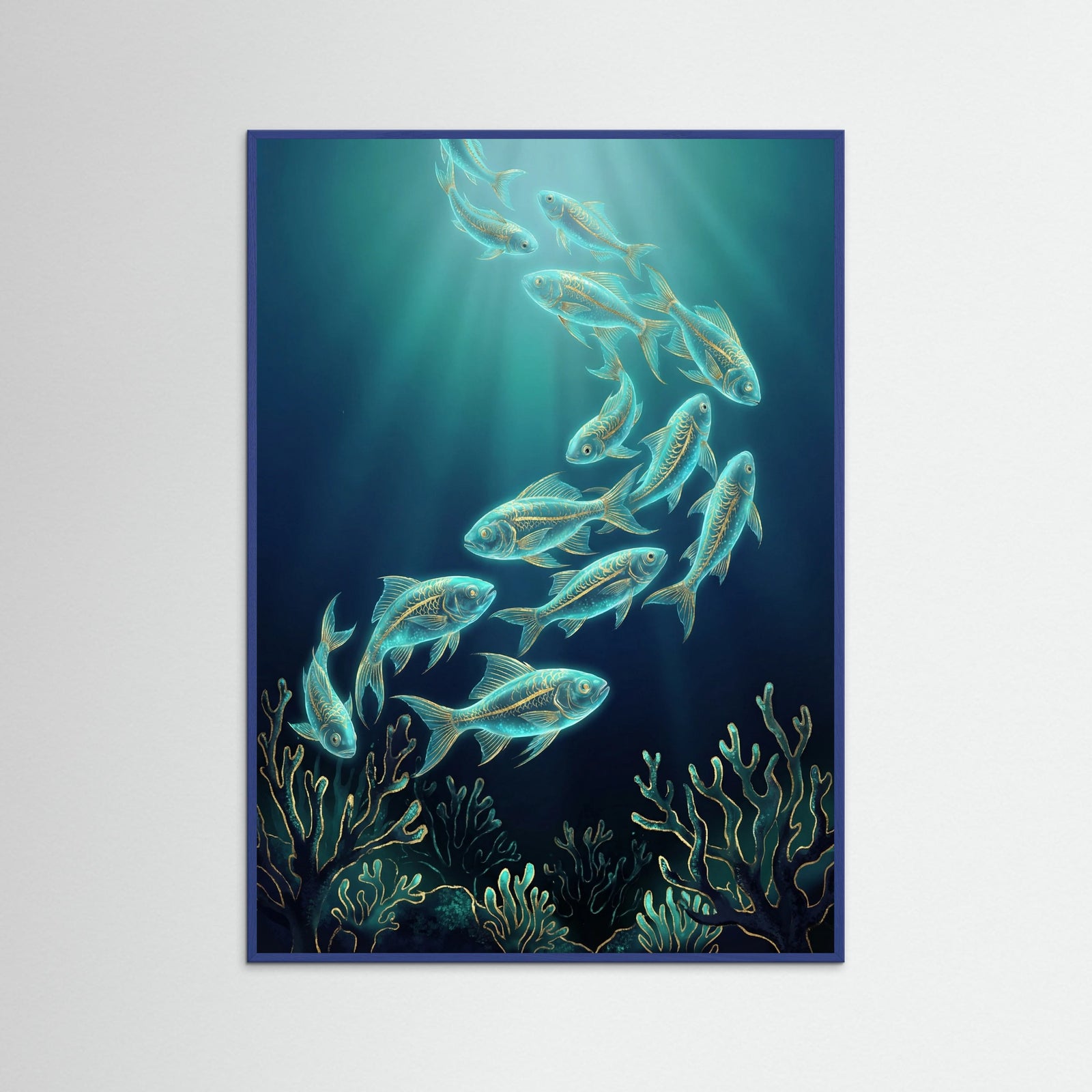 Blue Wood Deep Sea Luminescence