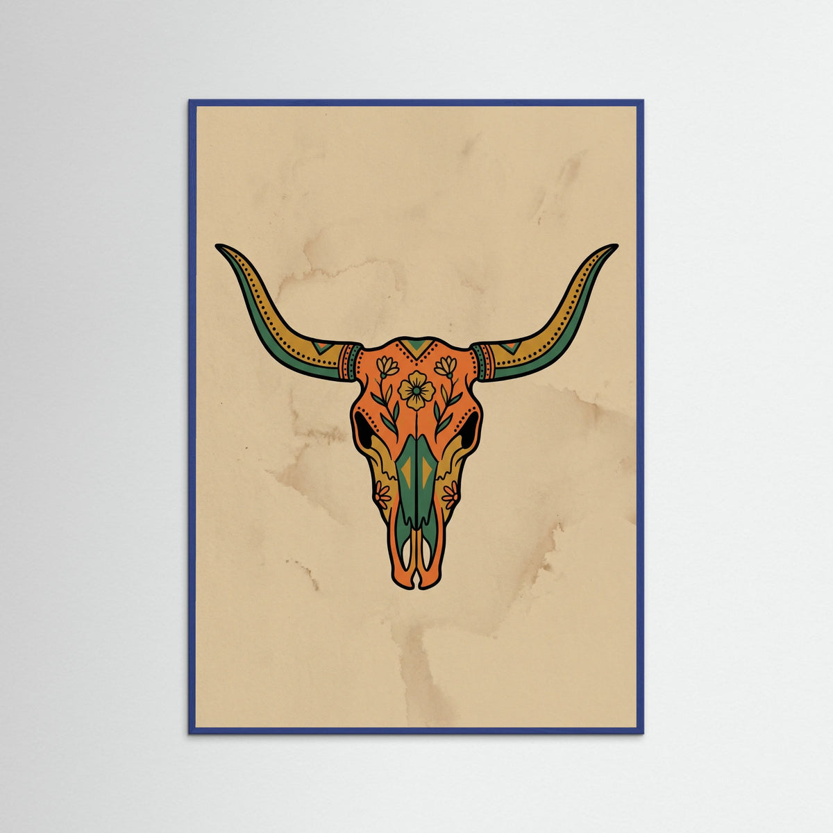 Blue Wood Desert Boot