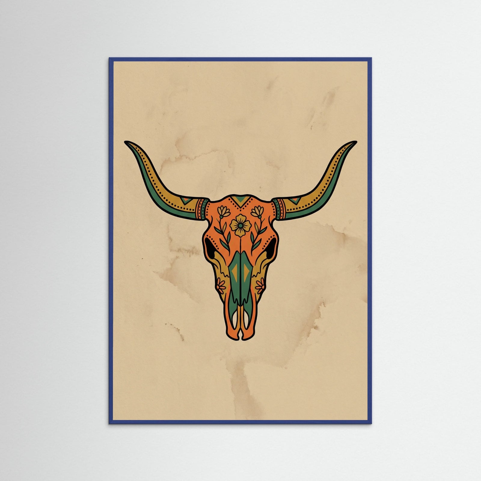 Blue Wood Desert Boot