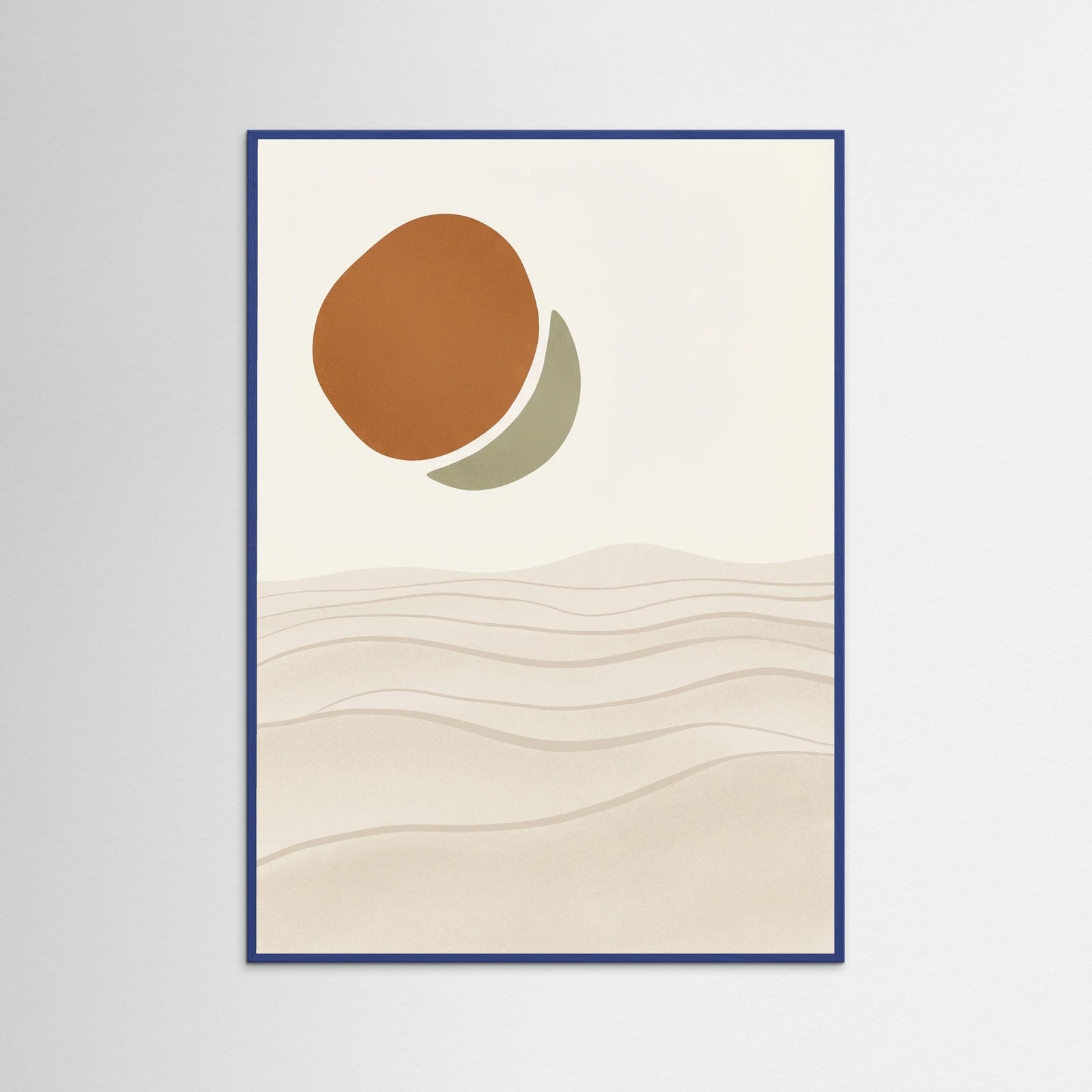 Blue Wood Desert Moonrise
