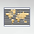 Detailed world map with cities, Harper Poster – Poster und Kunstdruck