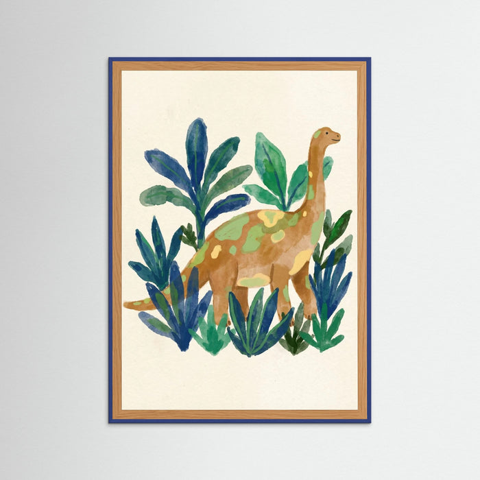Blue Wood Dino Garden