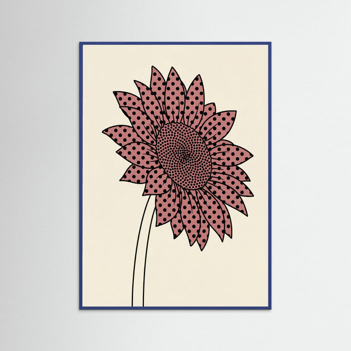 Dotted Mushroom Whimsy – póster e impresión artística
