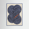 Blue Wood Dotted Serpentine