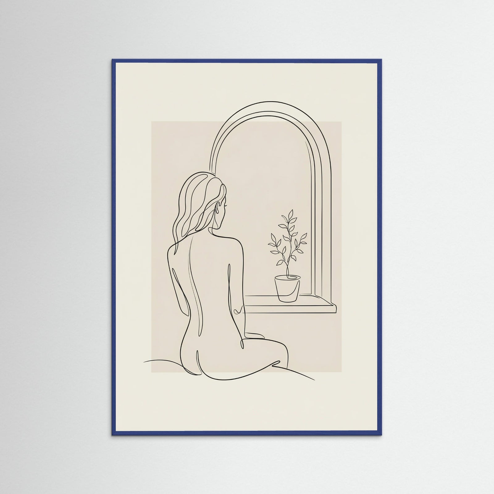 Blue Wood Dreamy Curves