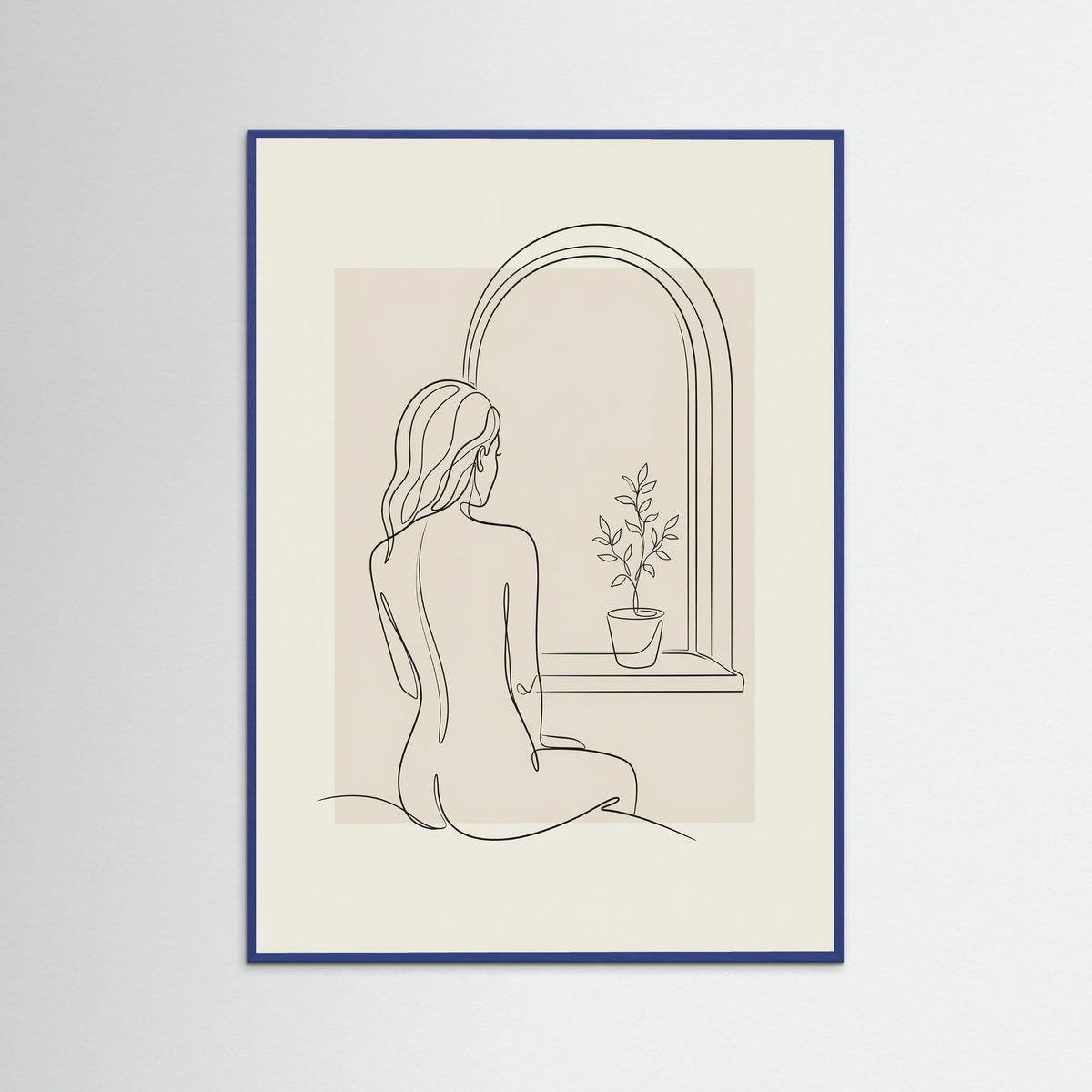 Blue Wood Dreamy Curves