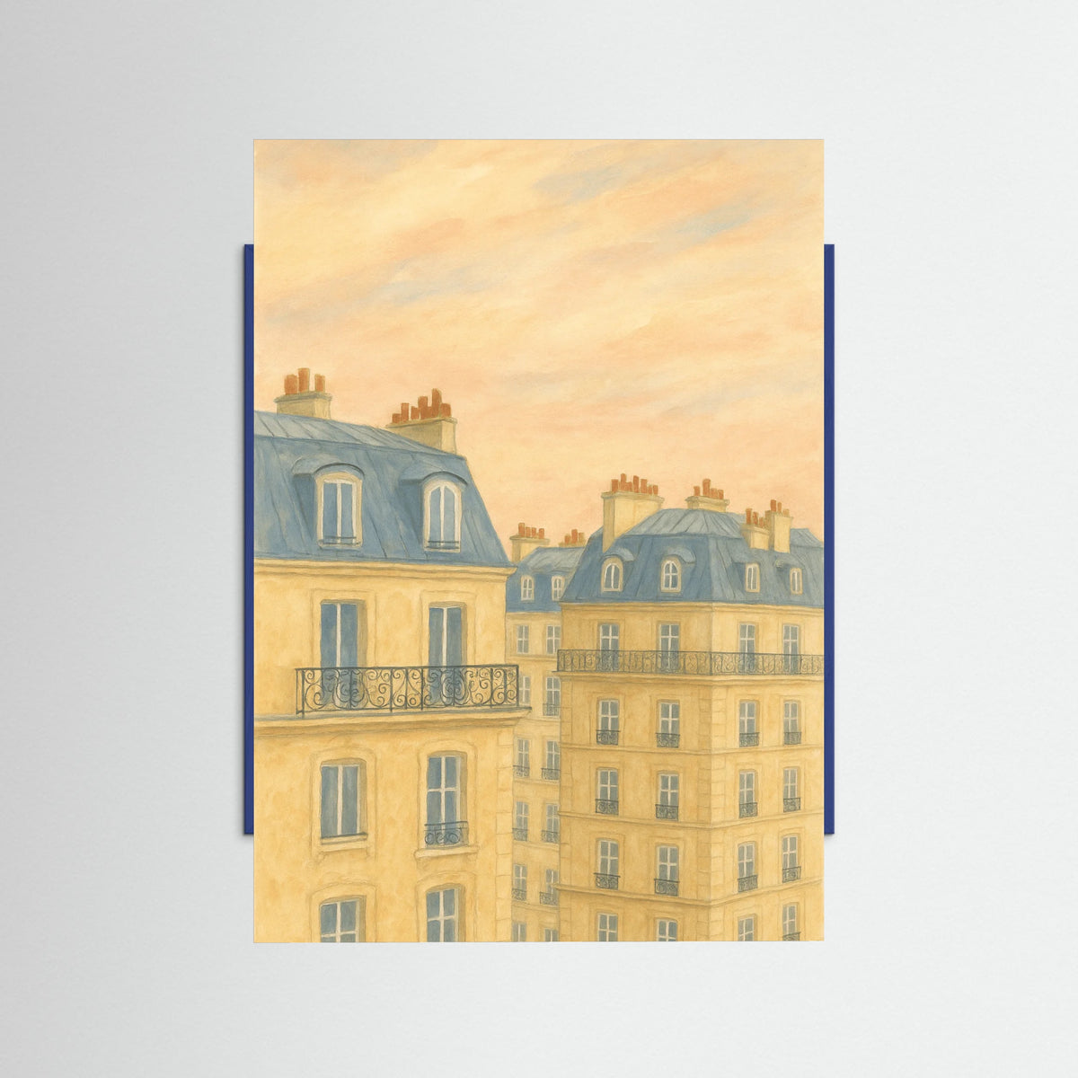 Blue Wood Dusky Paris