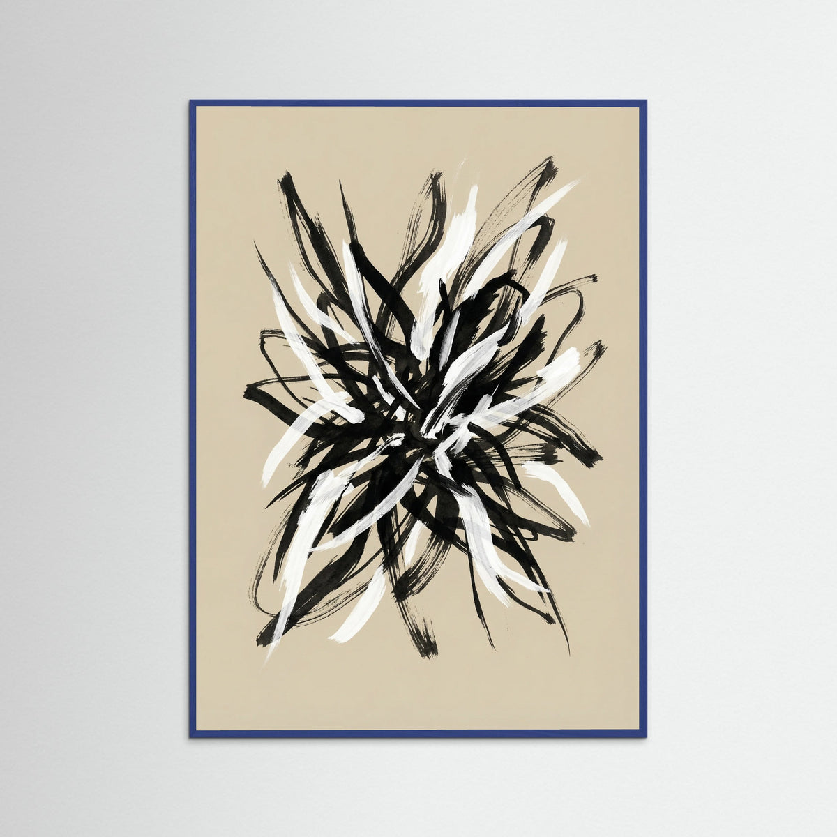 Blue Wood Dynamic Brushwork