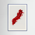 Blue Wood Dynamic Cobalt Gesture