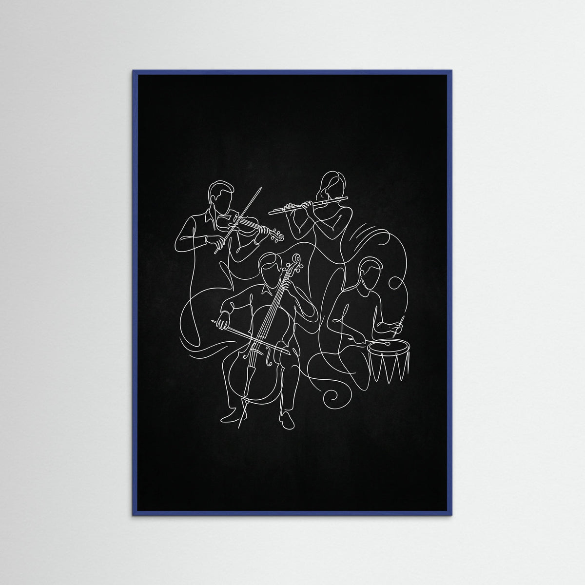 Blue Wood Dynamic Human Forms