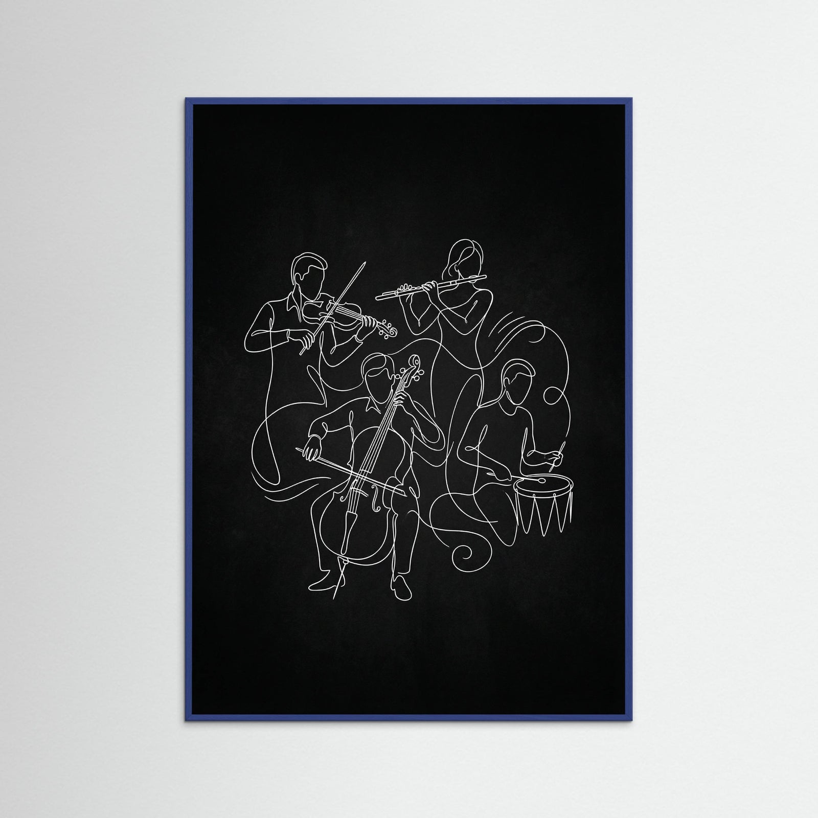 Blue Wood Dynamic Human Forms