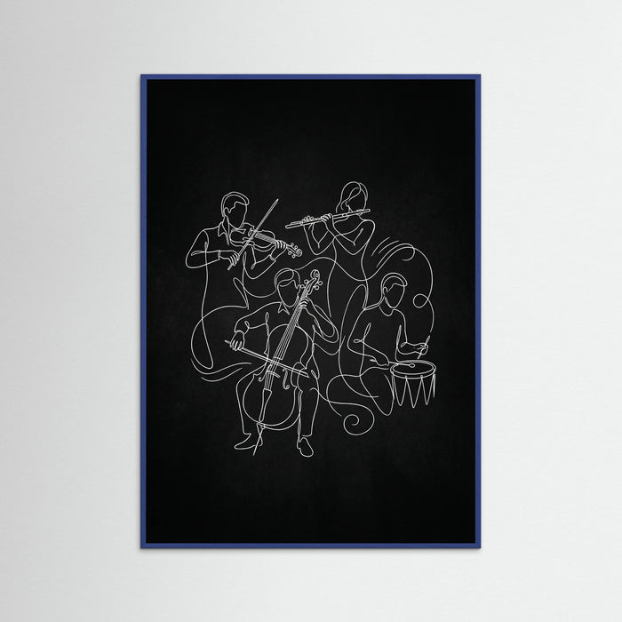 Blue Wood Dynamic Human Forms