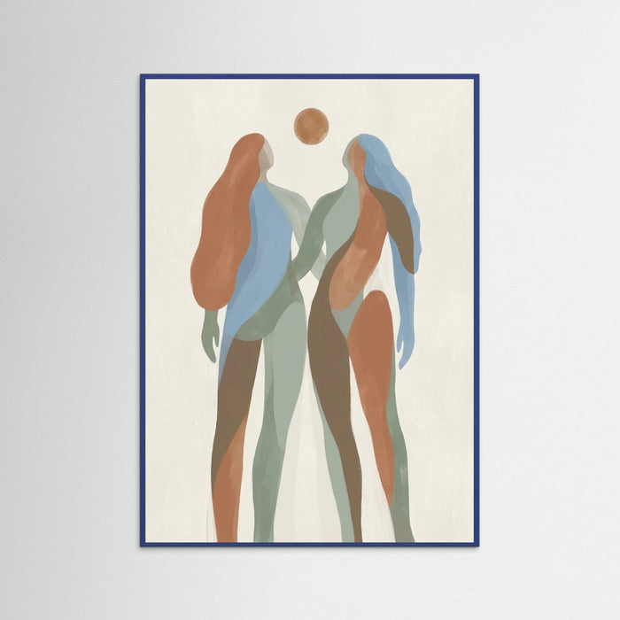 Blue Wood Earthen Embrace