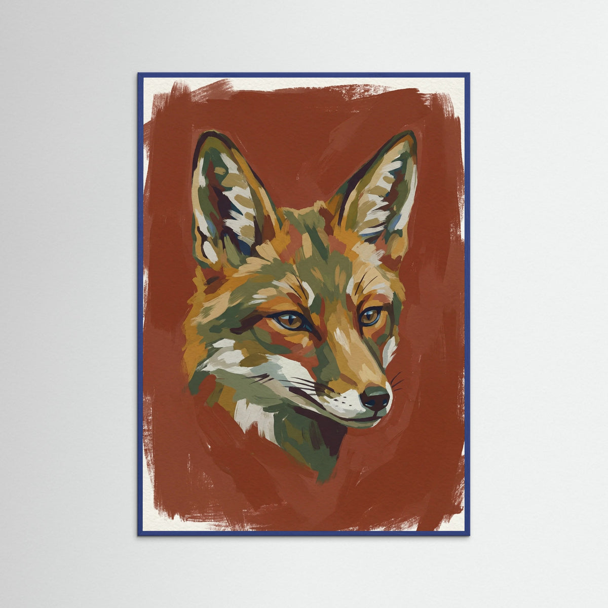 Blue Wood Earthen Mask