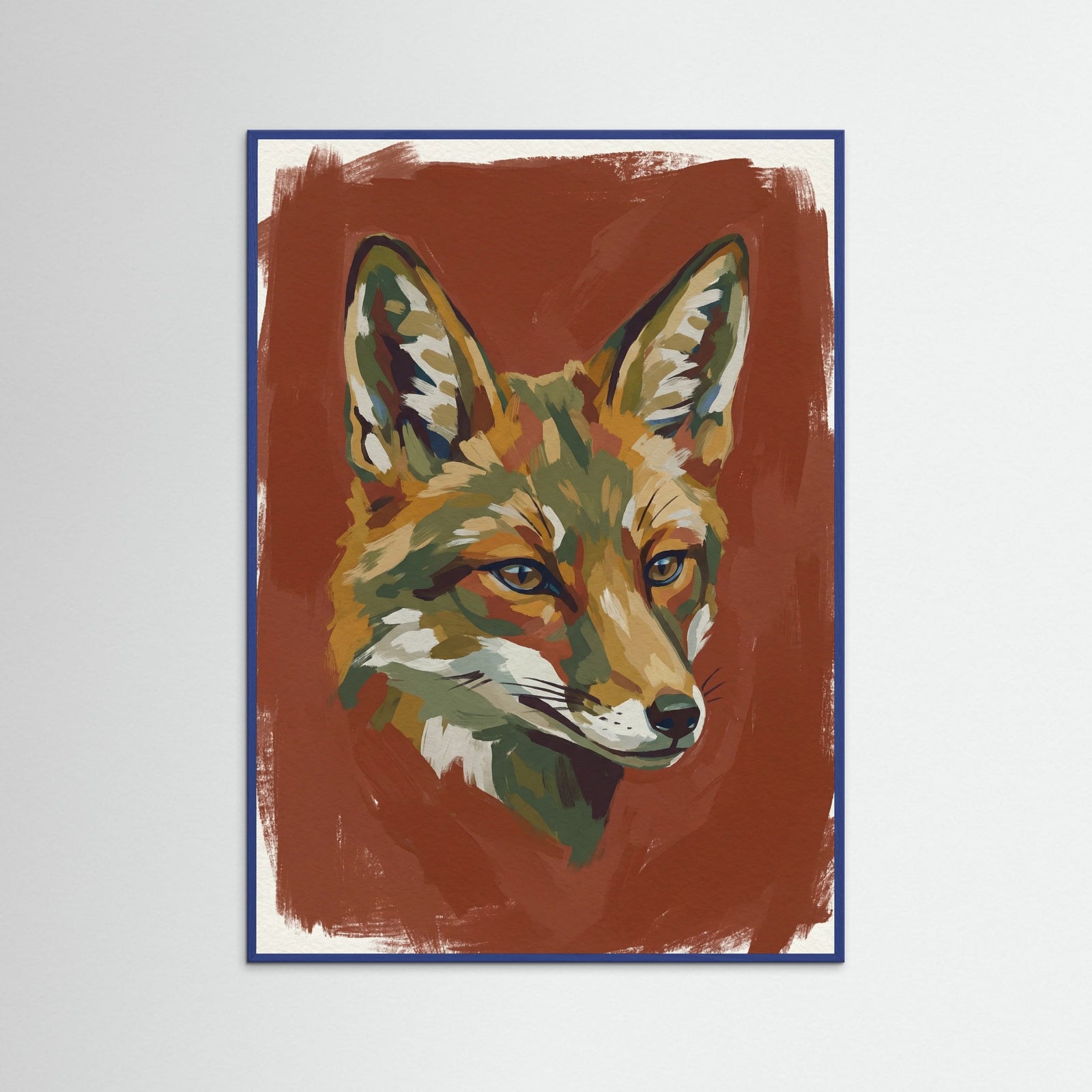 Blue Wood Earthen Mask