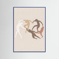 Blue Wood Earthy Dance Rhythm
