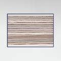 Blue Wood Earthy Stripes Poster