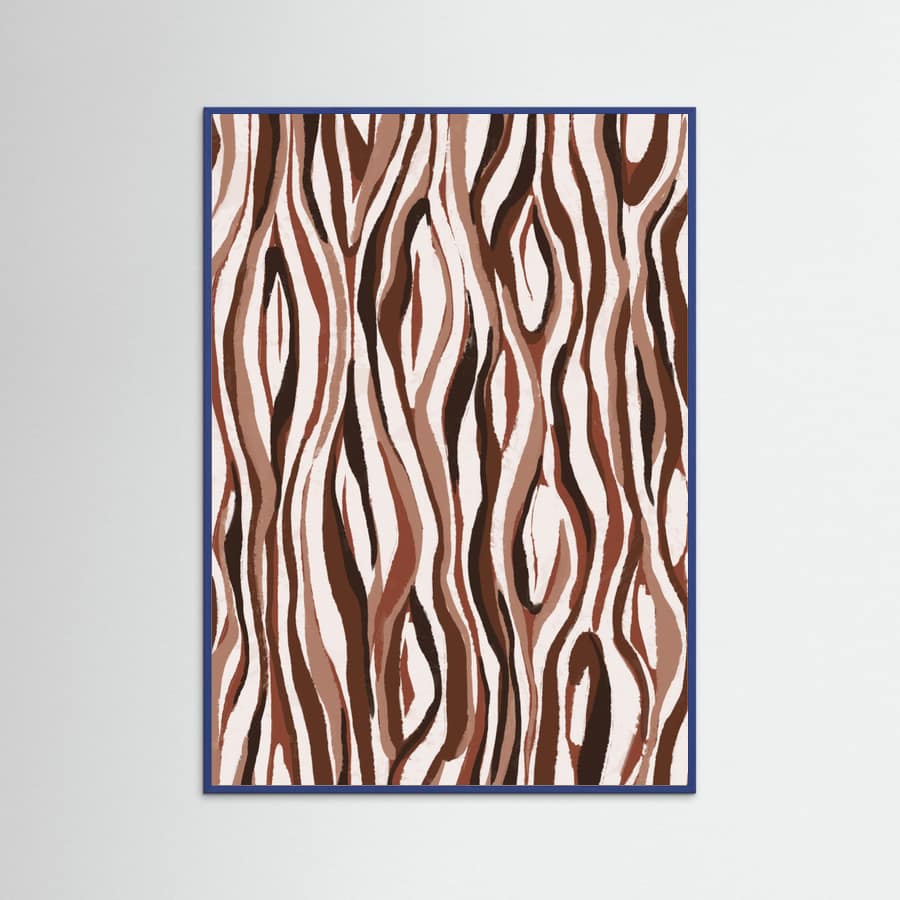 Earthy Waves Poster – poster and art print