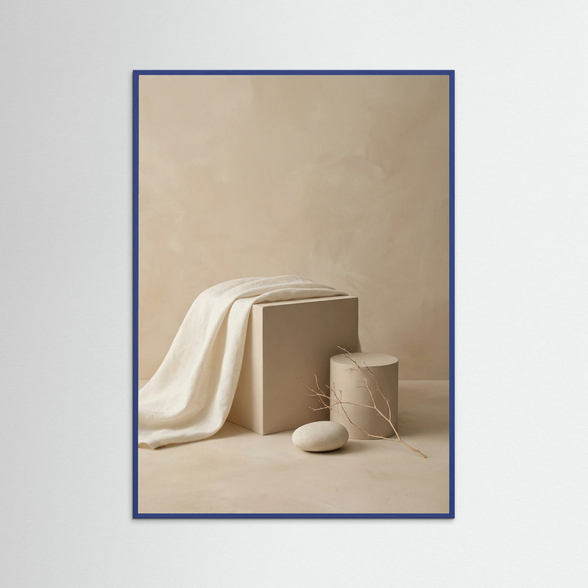 Blue Wood Elegant Stillness