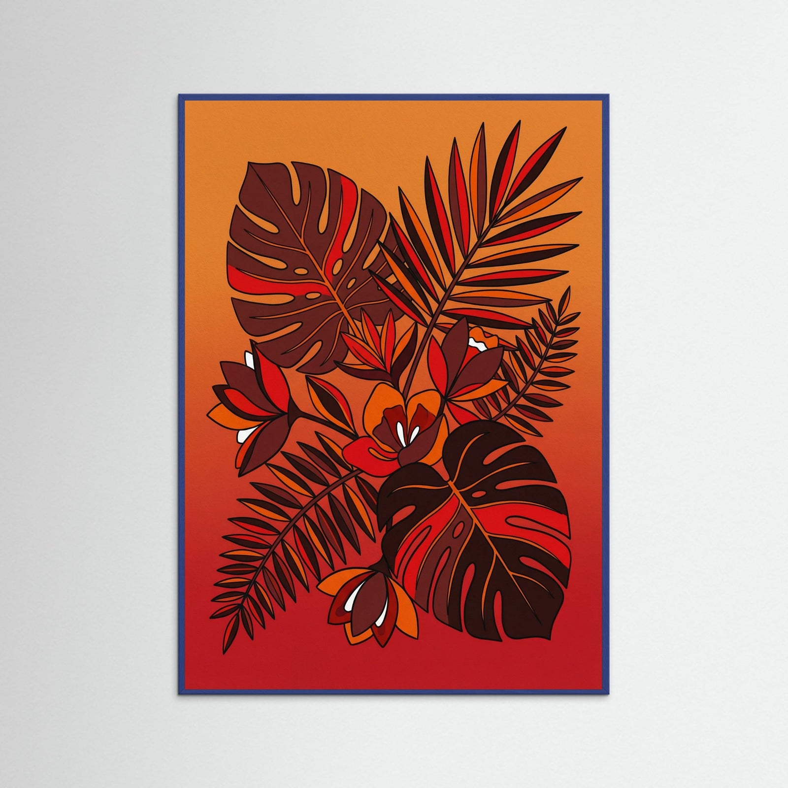 Blue Wood Ember Gaze