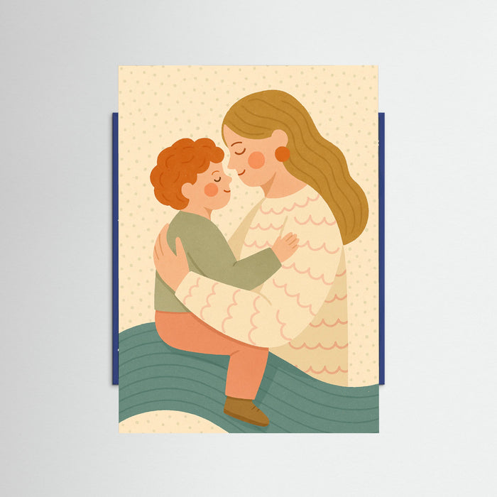 Blue Wood Embrace Joy