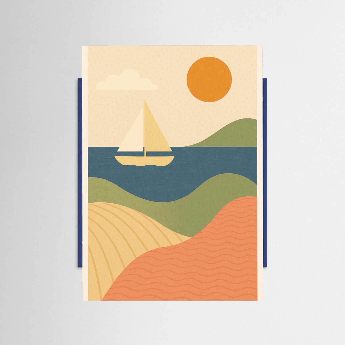 Blue Wood Emotional Glow