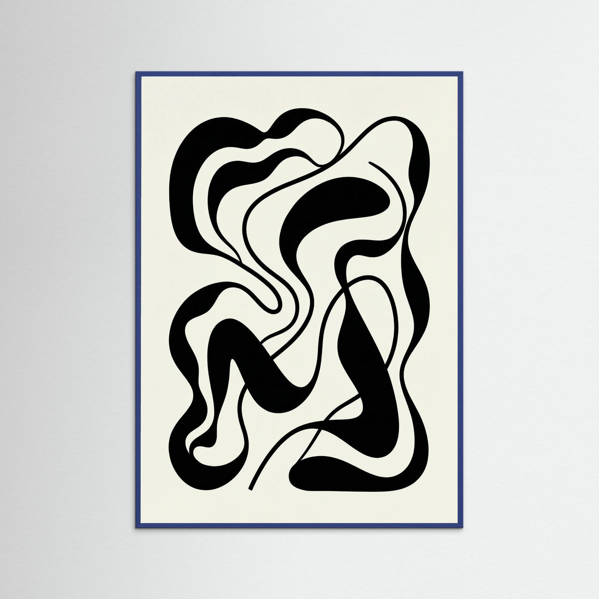 Blue Wood Enigmatic Forms