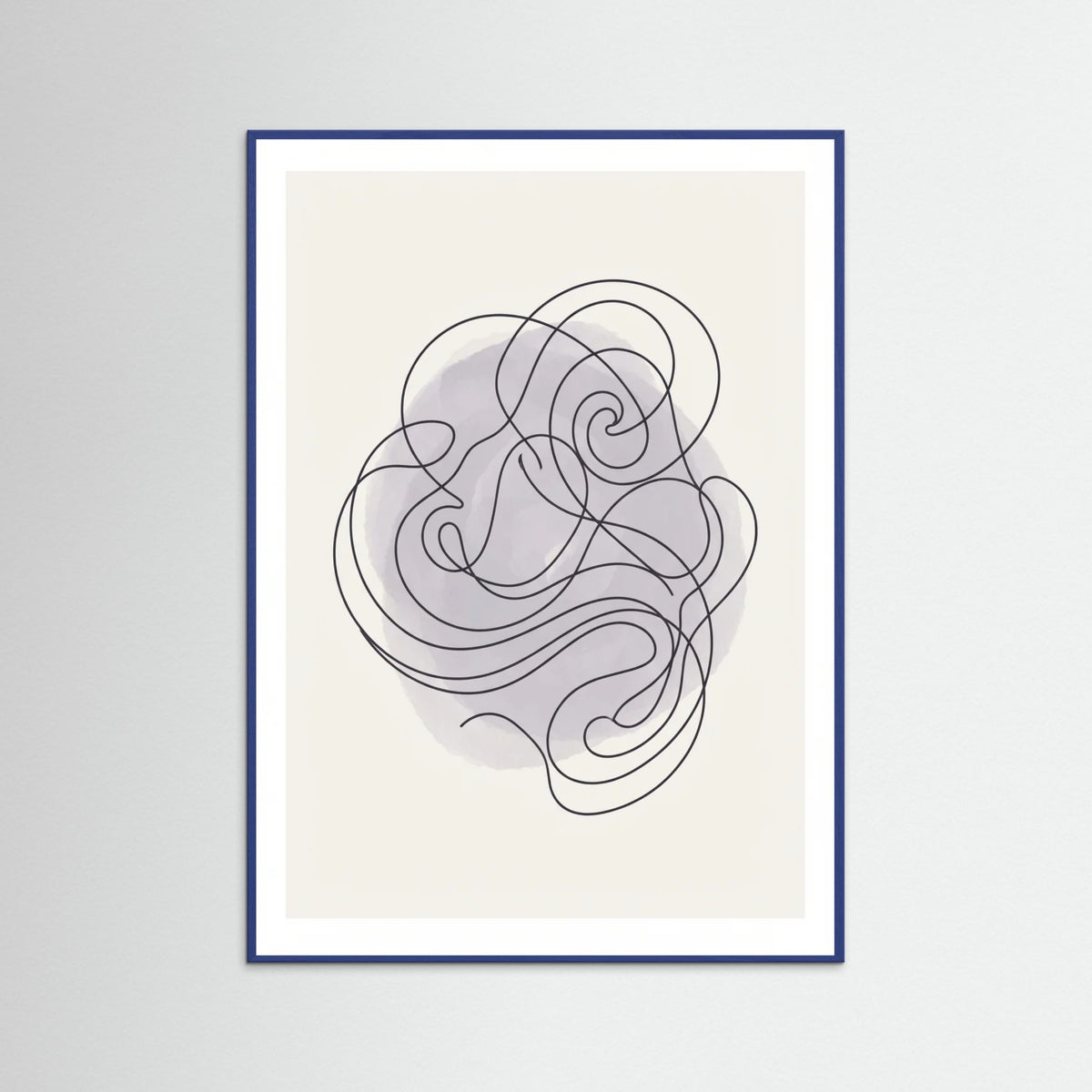 Blue Wood Entwined Thoughts