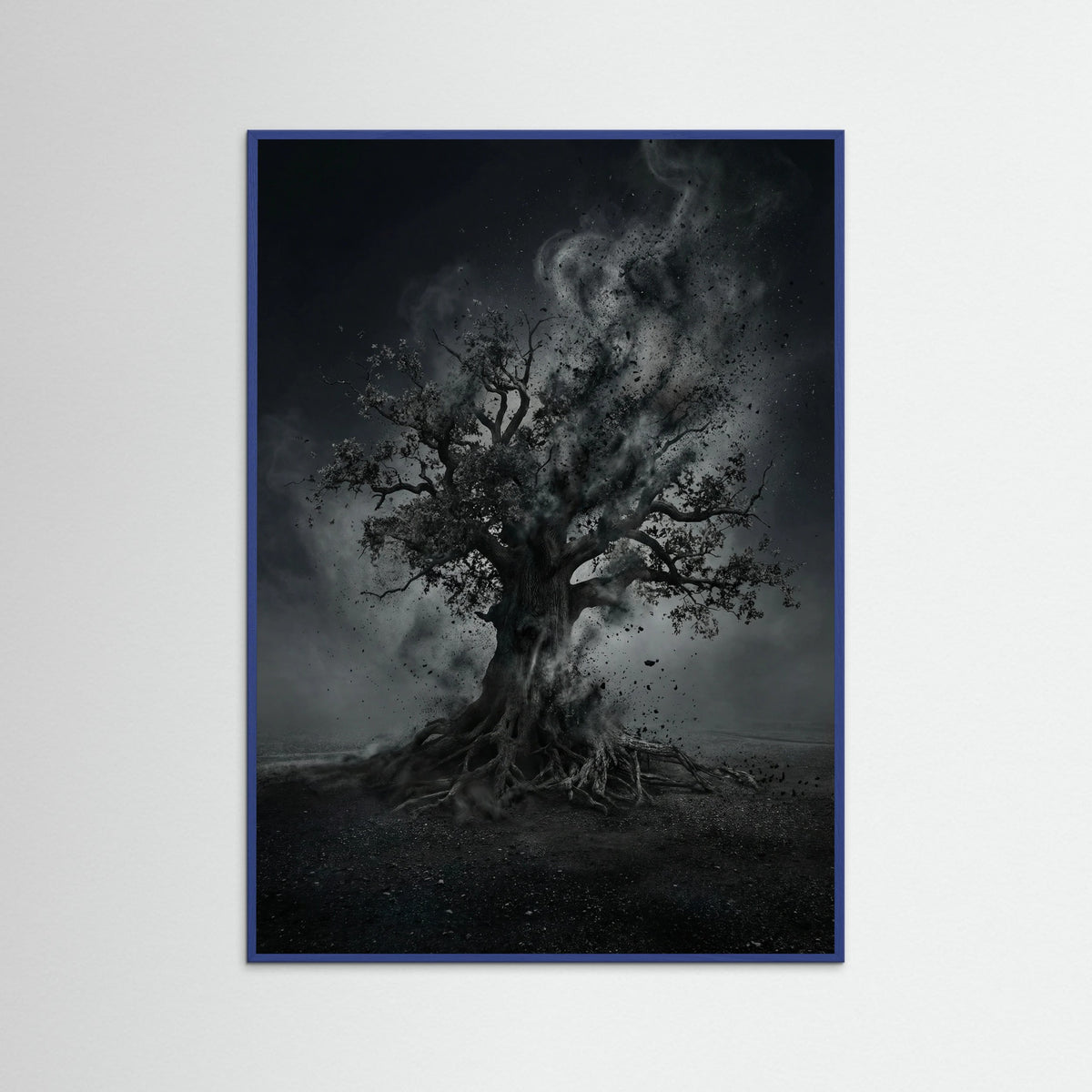 Blue Wood Ephemeral Form