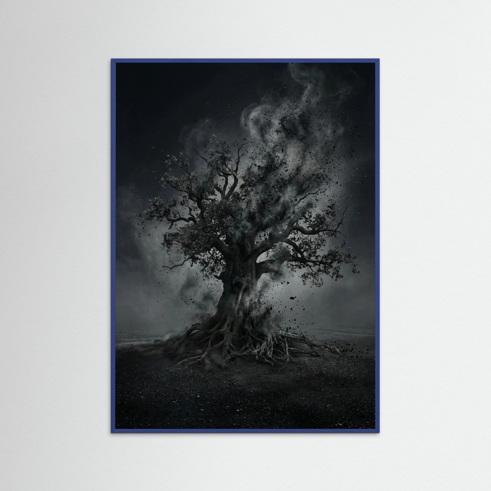 Blue Wood Ephemeral Form