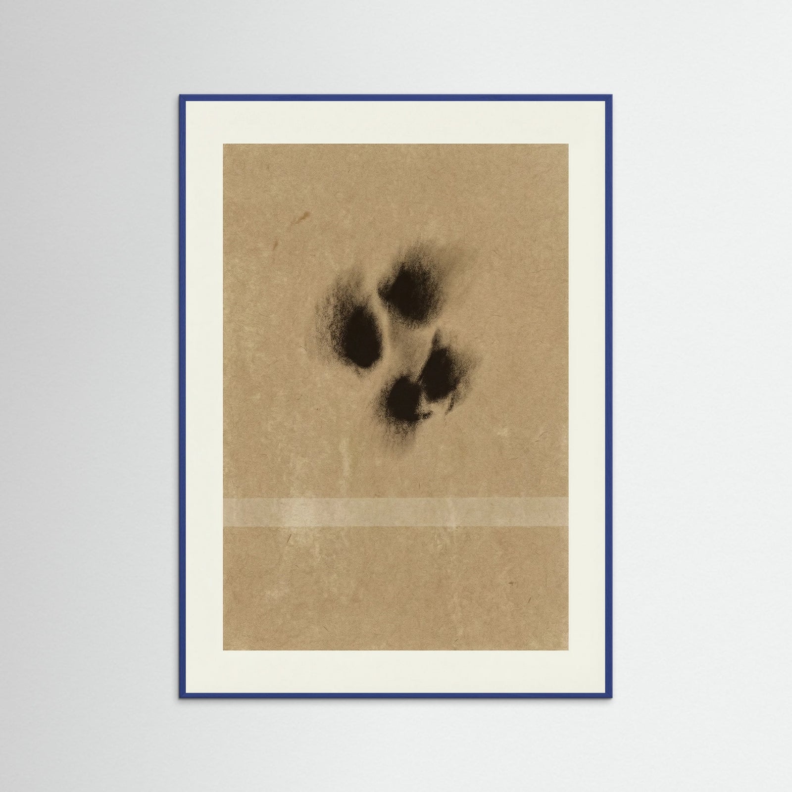 Blue Wood Ephemeral Marks