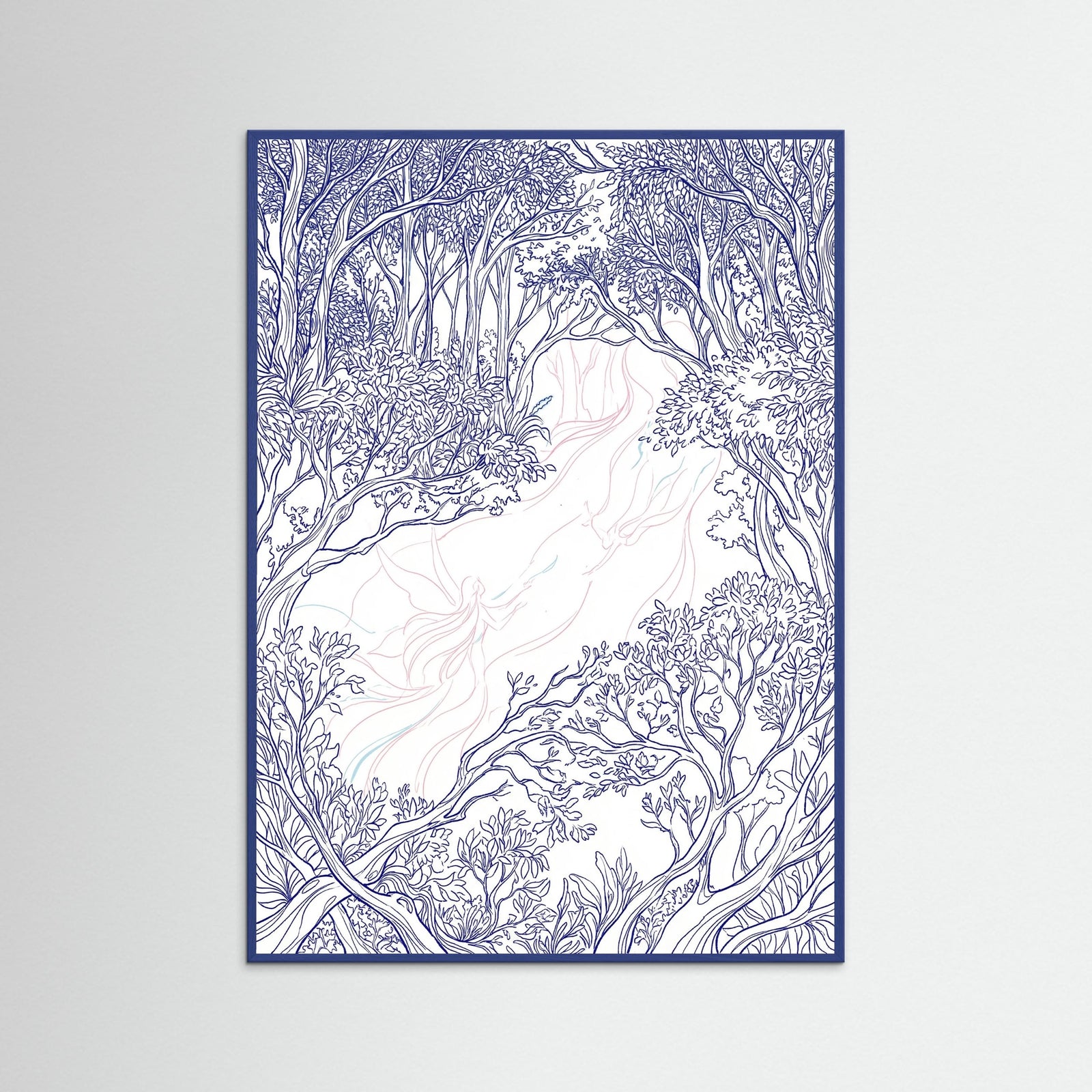 Blue Wood Ethereal Canopy