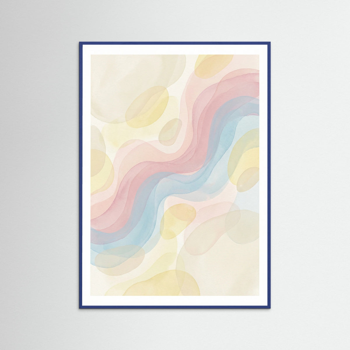 Blue Wood Ethereal Forms Pink