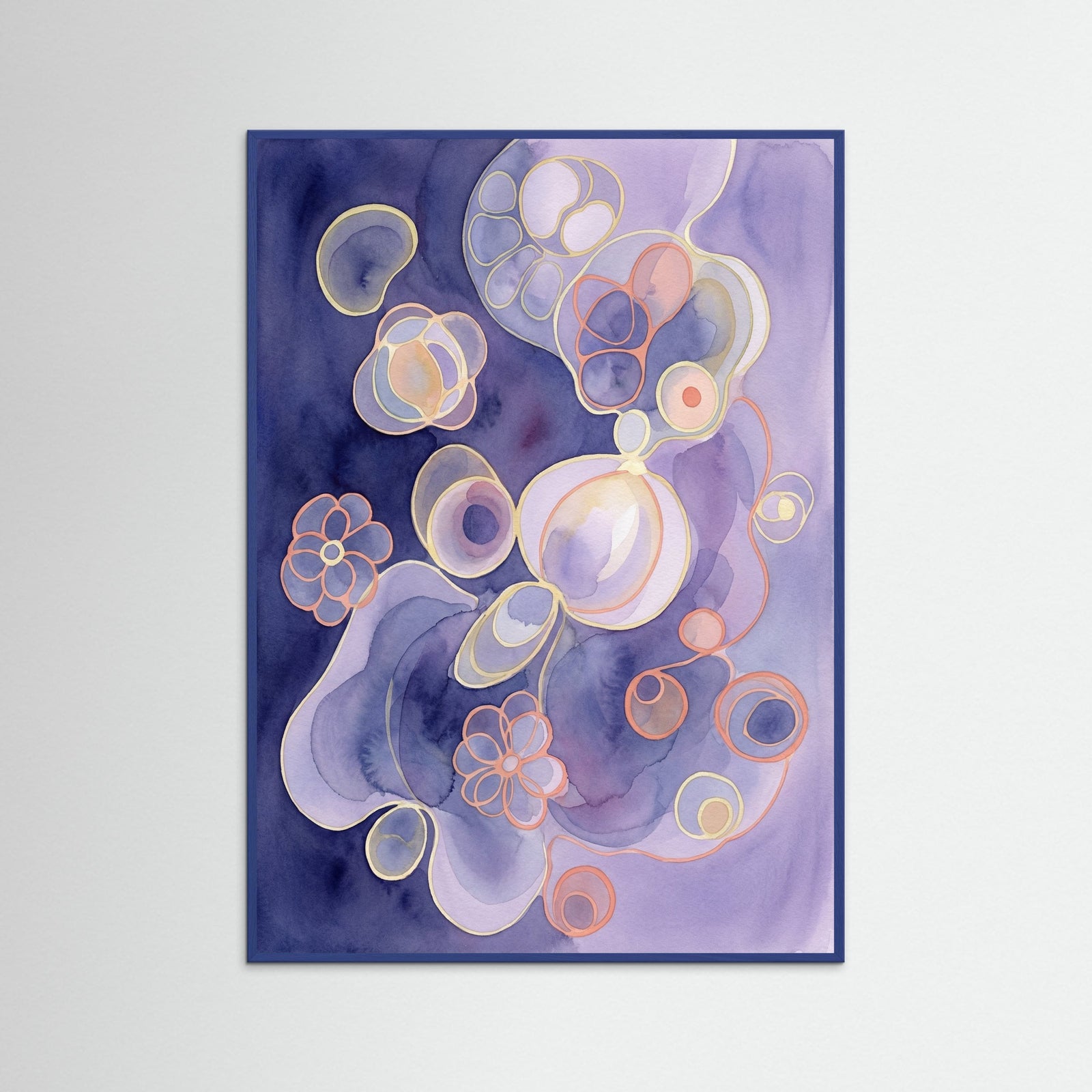 Blue Wood Ethereal Forms