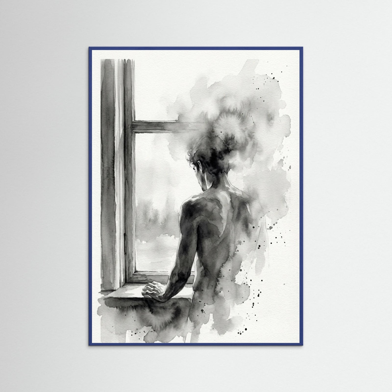 Blue Wood Ethereal Gaze