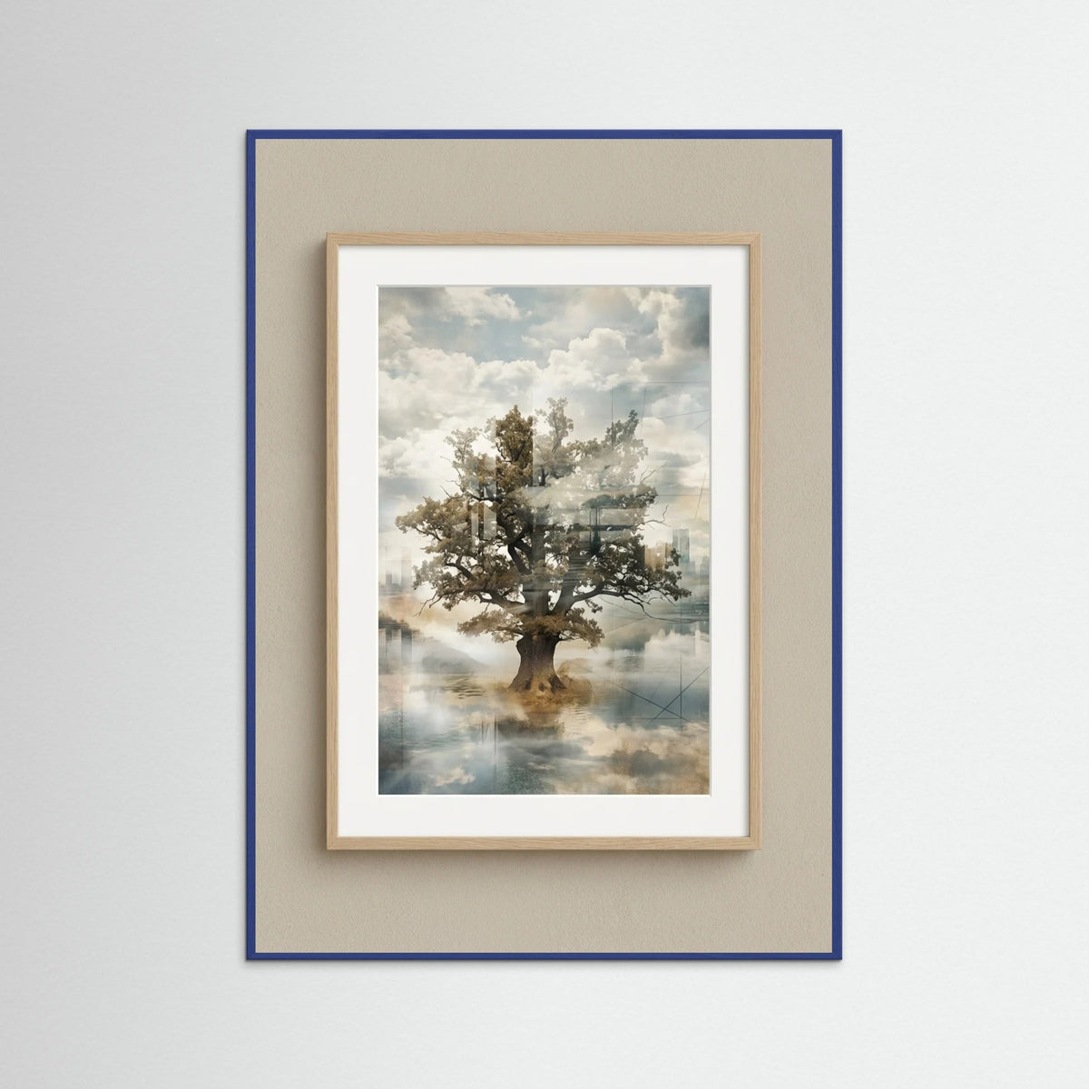 Blue Wood Ethereal Gaze