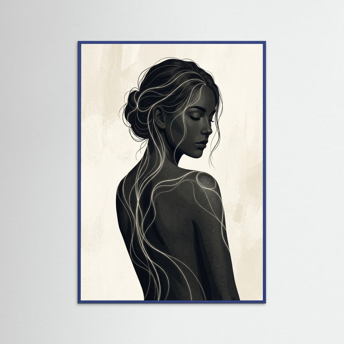 Blue Wood Ethereal Grace