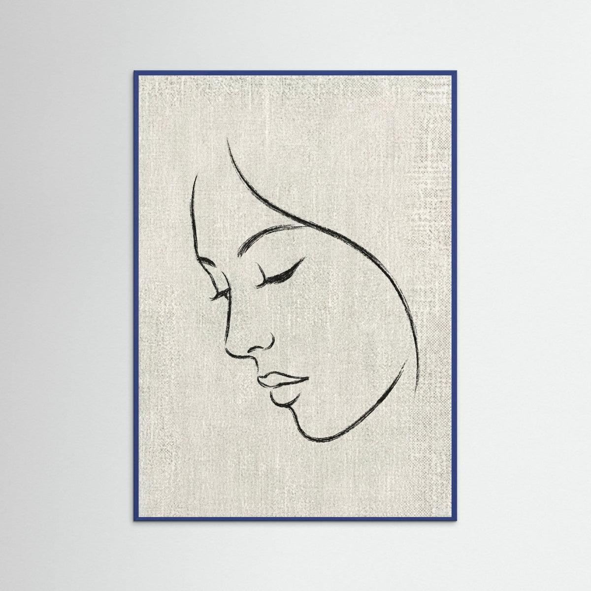 Blue Wood Ethereal Silhouette