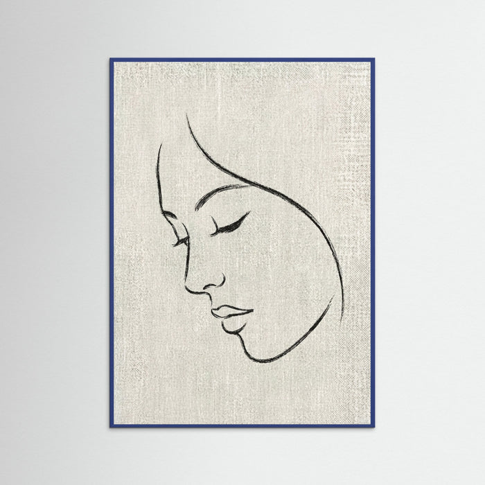 Blue Wood Ethereal Silhouette