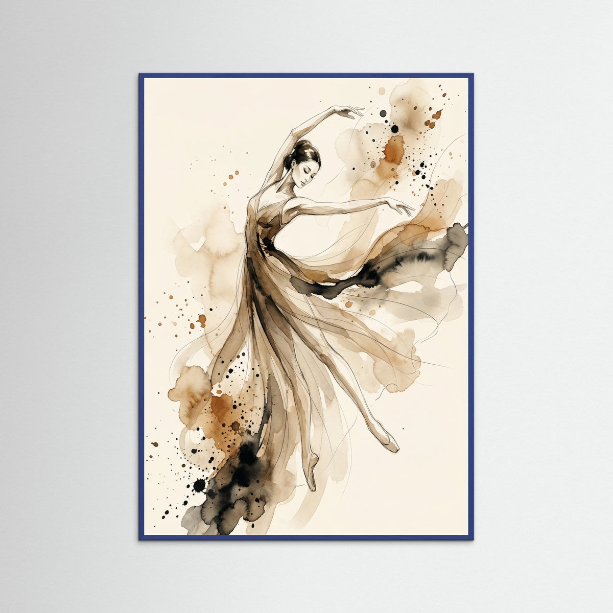 Blue Wood Ethereal Silhouette