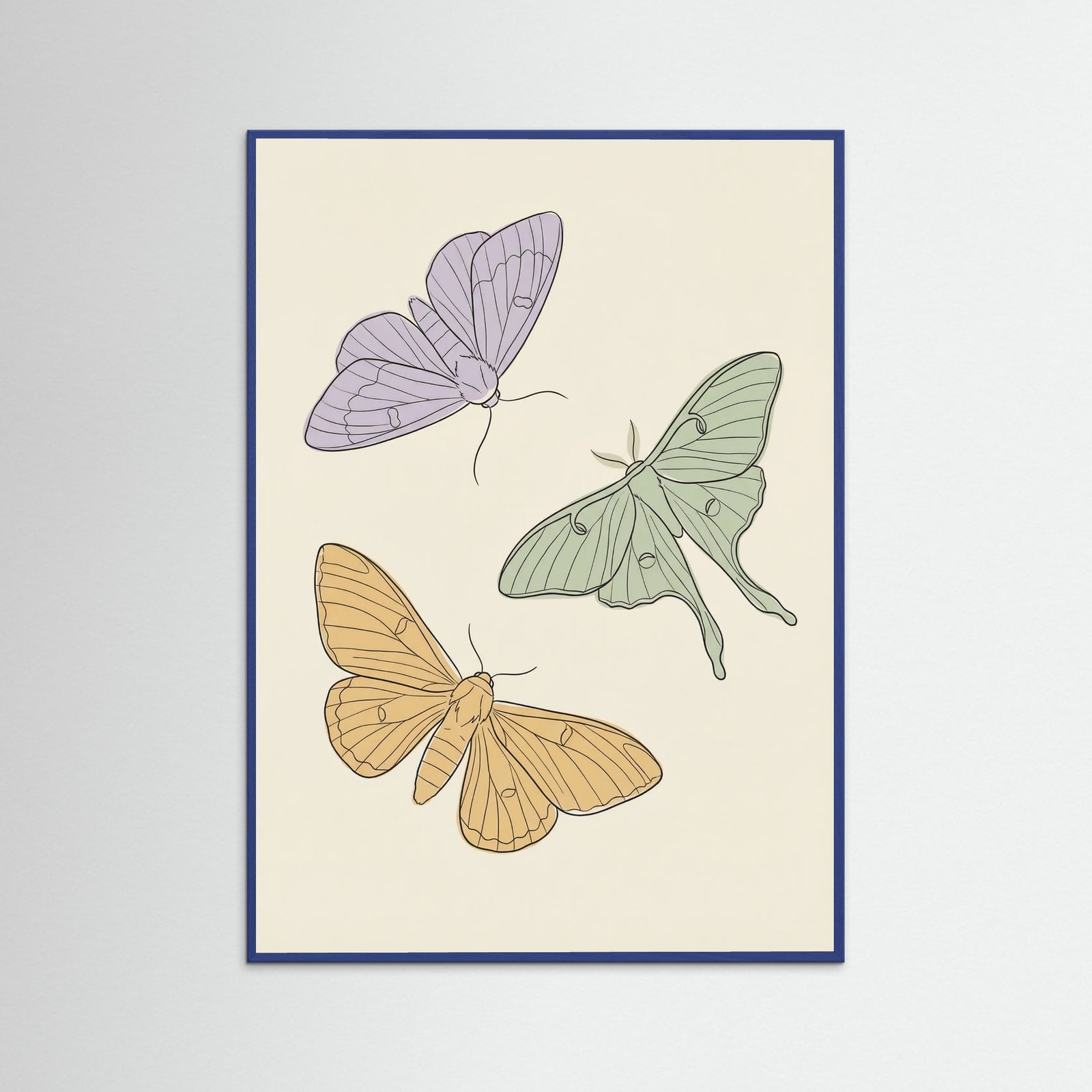 Blue Wood Ethereal Wings