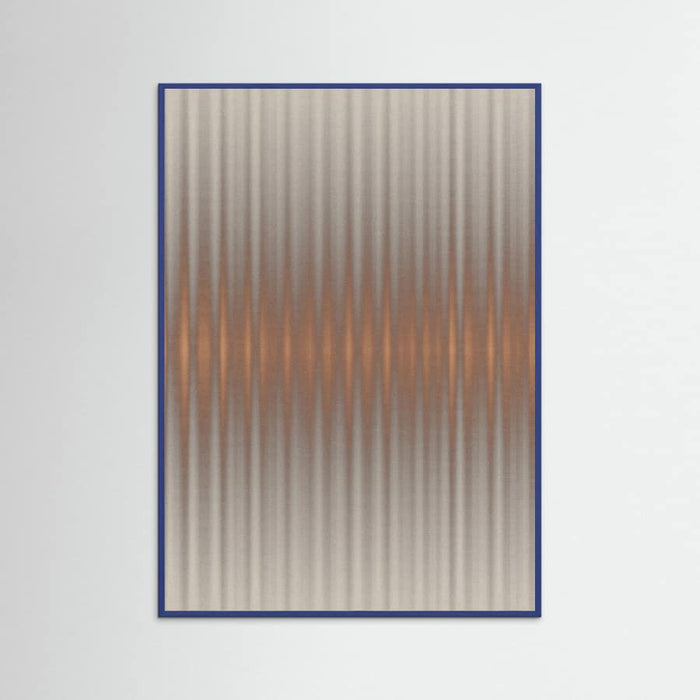 Euphoria - Gray and Orange Poster – plakat og kunsttryk
